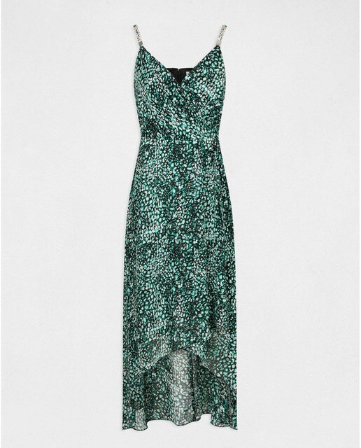 Vestido midi acampanado de estampado floral · Morgan · El Corte Inglés