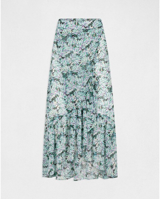 Falda larga acampanada estampado floral · Morgan · El Corte Inglés