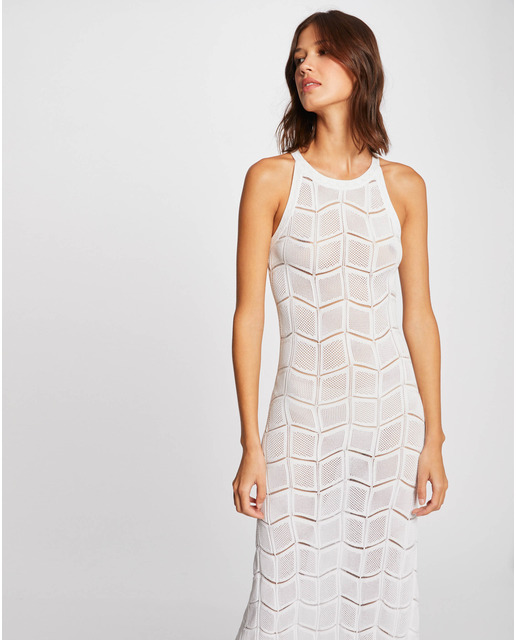 Vestido de punto largo recto · Morgan · El Corte Inglés