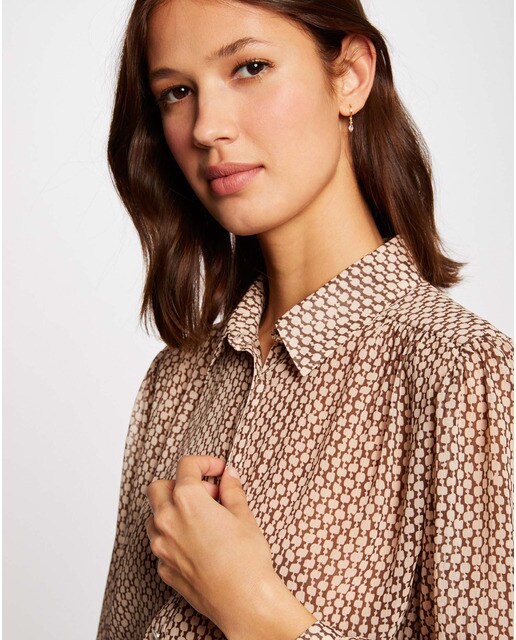 Camisa de mujer de manga larga estampada · Morgan · El Corte Inglés