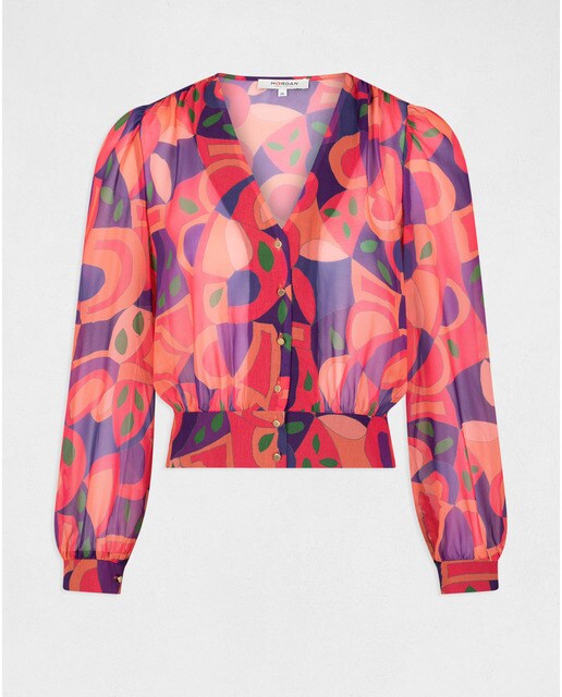 Camisa de mujer de manga larga estampada · Morgan · El Corte Inglés