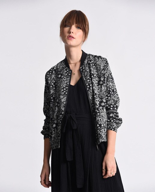 Cazadoras Molly Bracken Mujer | Cazadora Efecto Piel Con Peluche Gris  Oscuro | TRAVELING-MANIA