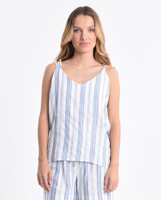 Top de tirantes con estampado de rayas · Molly Bracken · El Corte Inglés
