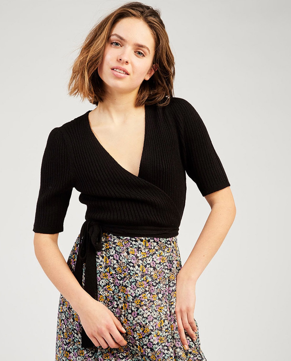 Chaqueta de punto de mujer de