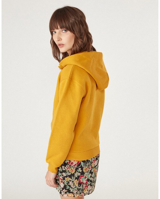 Sudadera de mujer con puntillas y capucha · Naf Naf · El Corte Inglés