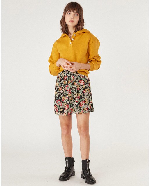 Sudadera de mujer con puntillas y capucha · Naf Naf · El Corte Inglés
