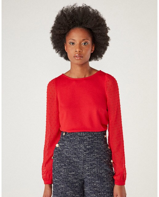 Camisas, Blusas y Tops mujer · Rojos · Moda mujer · El Corte Inglés (229) ·  7