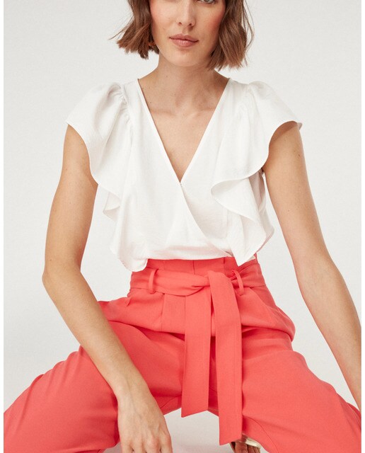 Mono de mujer largo con escote cruzado · Naf Naf · El Corte Inglés