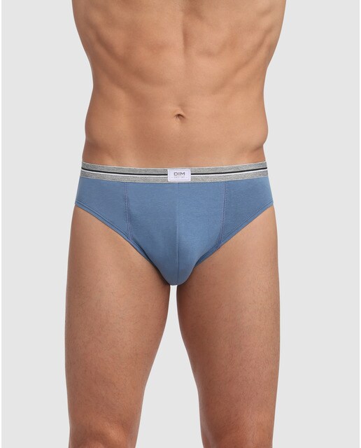 Pack de tres slips de hombre en tonos azules · Dim · El Corte Inglés