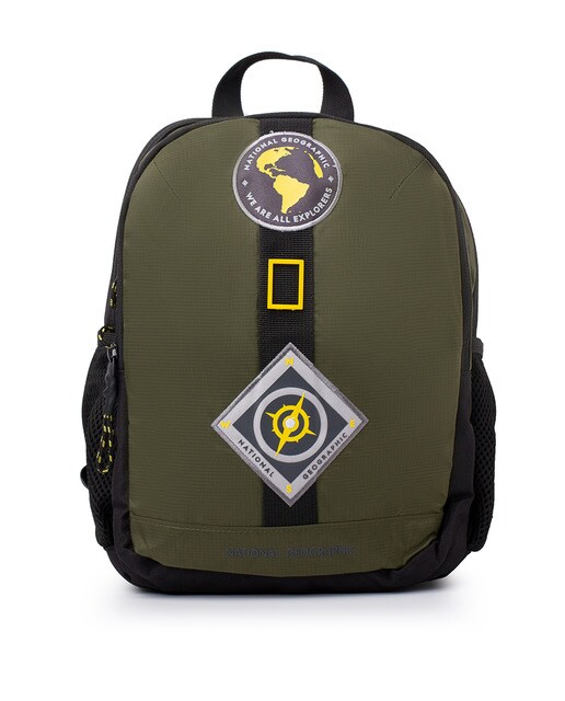 Mochila pequeña de hombre National Geographic con dos compartimentos en  color kaki · National Geographic · El Corte Inglés
