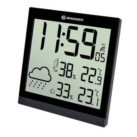Estación meteorológica Temeotrend JC LCD en negro Bresser