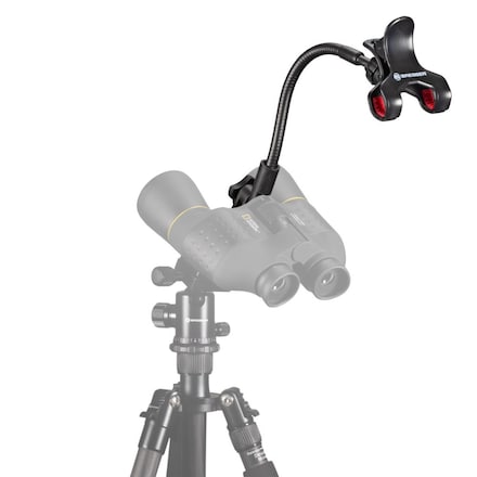Soporte Universal de móvil para prismáticos y telescopios astronómicos Bresser