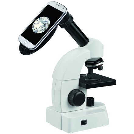 Microscopio monocular 40x-640x con set de experimentos Bresser