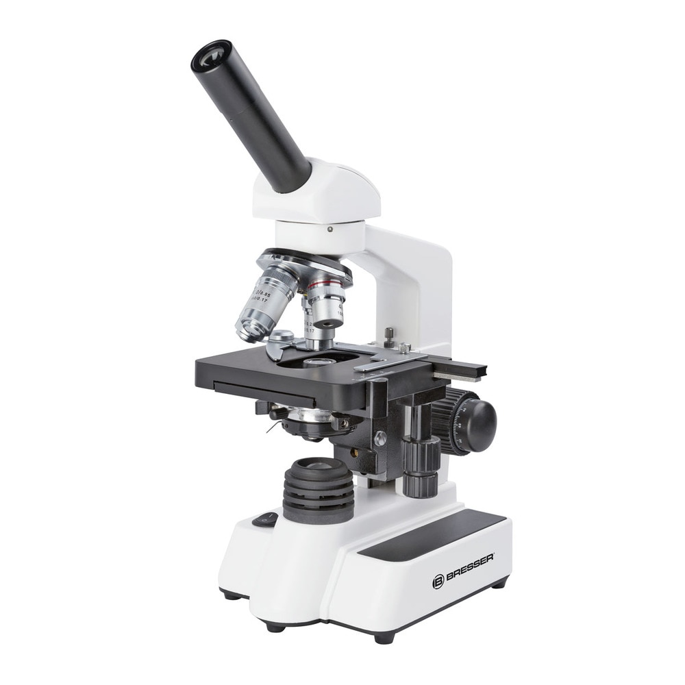 Microscopio Bresser Erudit DLX 40x-1000x | Con Illuminazione LED, Tavolo A Croce, Ideale Per Scuola E Hobby - Foto 6