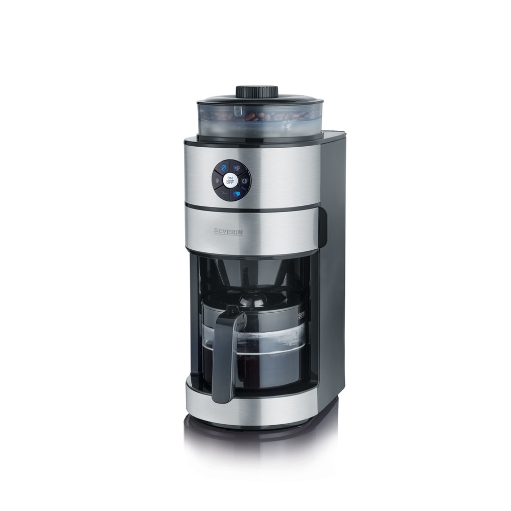 Severin - Cafetera Con Molinillo Y Jarra De Cristal Ka 4811 Acero Inox
