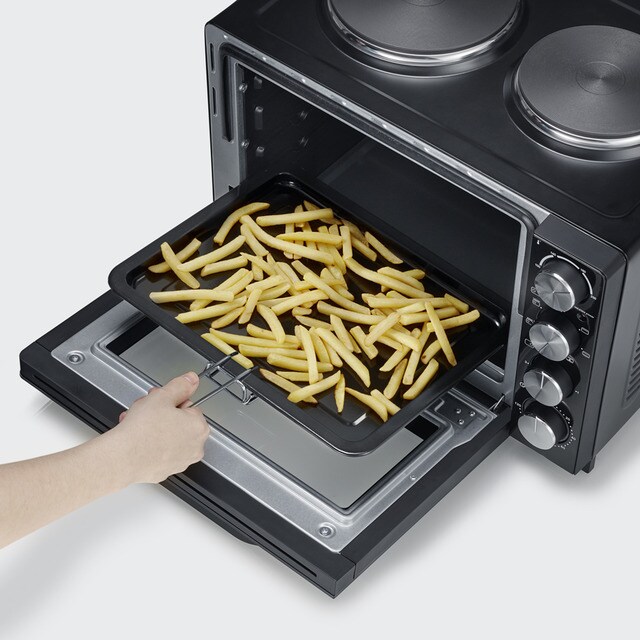 Horno tostador con placas de cocina TO 2065 Negro 30 L 2500 W · El Corte  Inglés