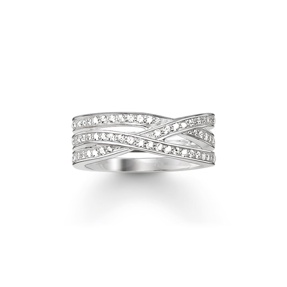 Anillo eternity de plata - Thomas Sabo - Blanco Blanco-1