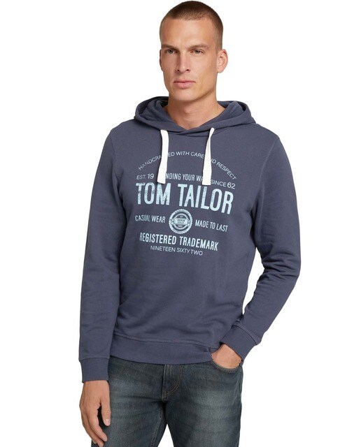Sudadera de hombre con capucha y estampado frontal · Tom Tailor · El Corte  Inglés