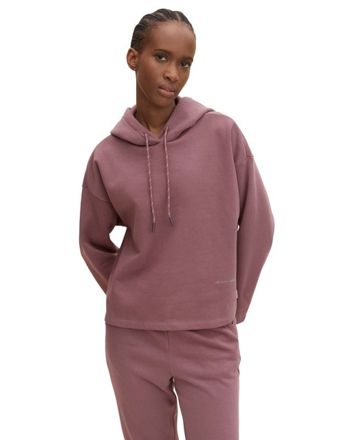 Sudadera de mujer con capucha en liso · Tom Tailor · El Corte Inglés