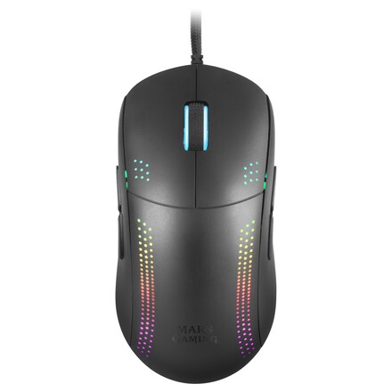 Ratón Gaming RGB Mars Gaming MMPRO Negro
