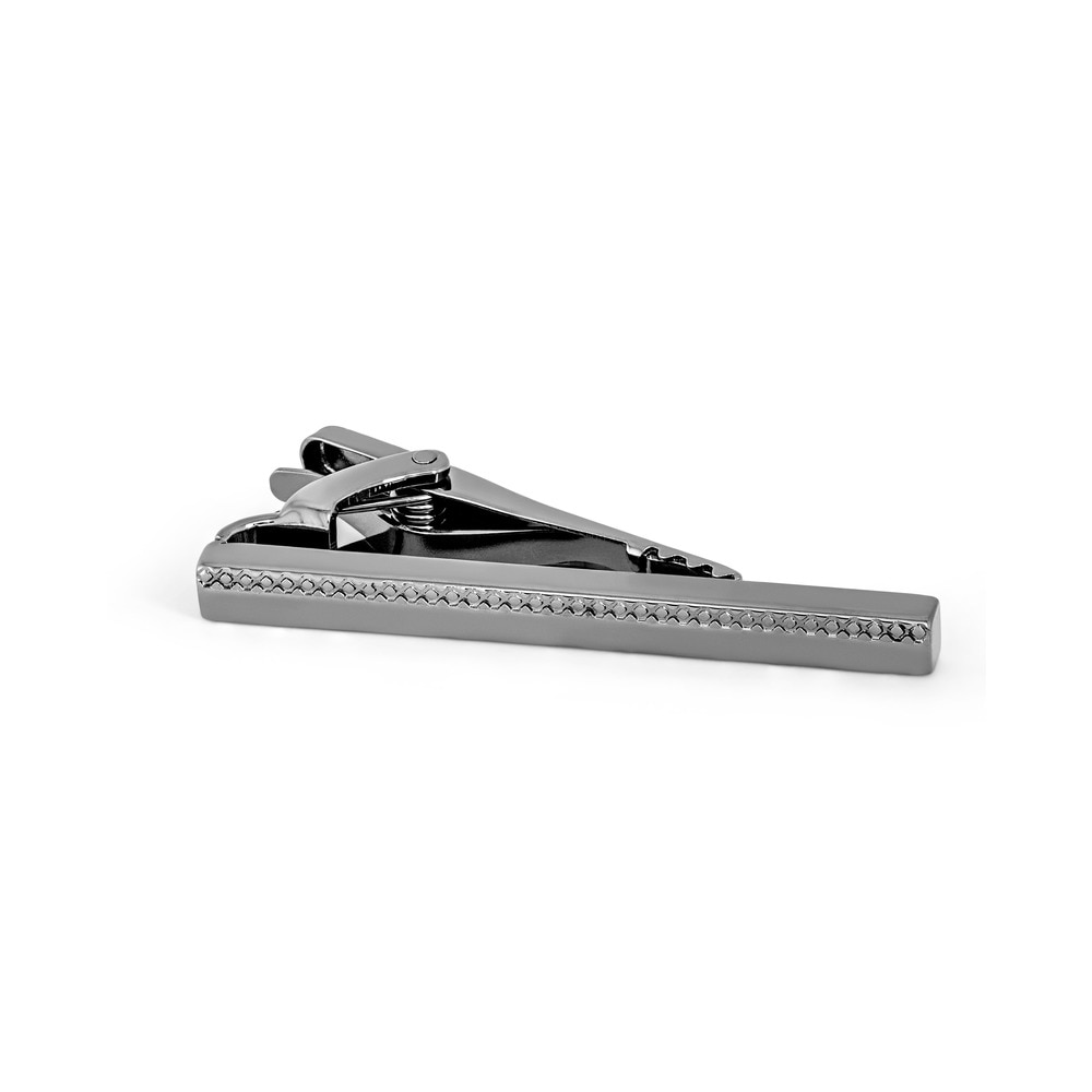 Imagen 0 de Pasador de corbata Zen en gris oscuro metalizado Gris