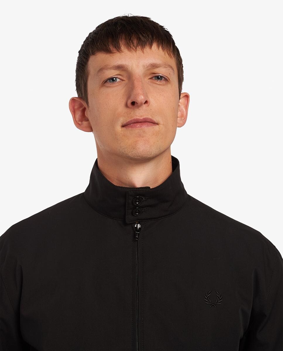 Chaqueta de hombre con cremallera en negro · FRED PERRY · El Corte Inglés