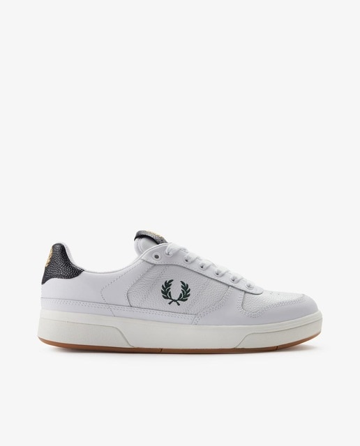 Zapatillas de piel unisex en blanco con cordones · FRED PERRY · El Corte  Inglés