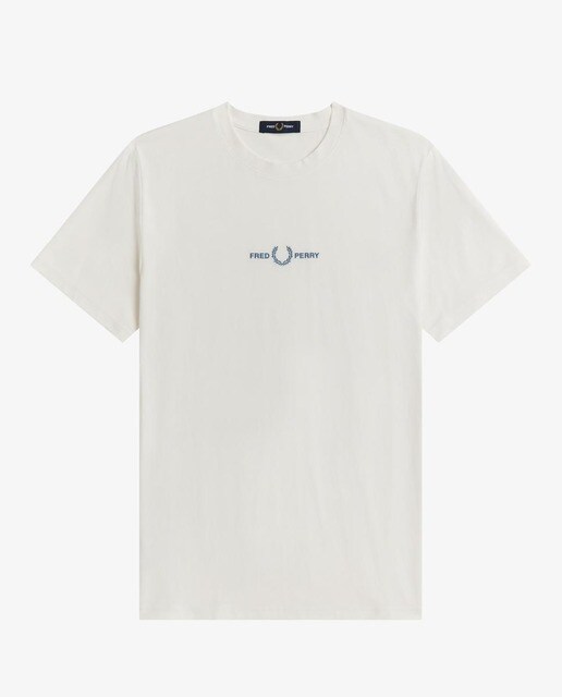 Camiseta de hombre en blanco de manga corta · FRED PERRY · El Corte Inglés