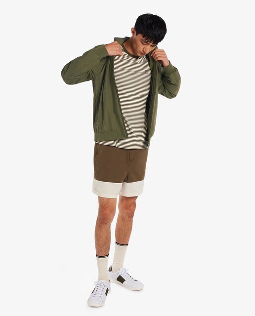 Chaqueta de hombre con cremallera en verde · FRED PERRY · El Corte Inglés