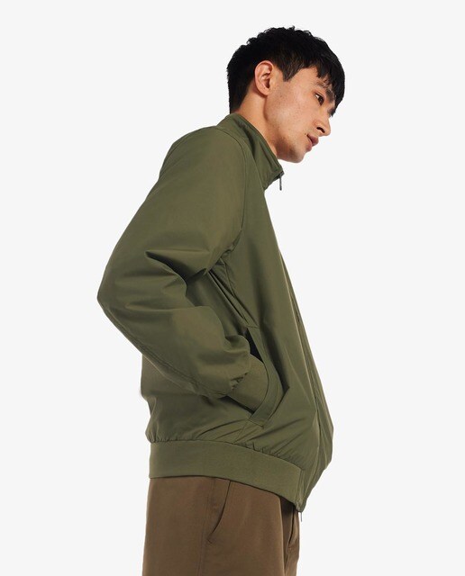 Chaqueta de hombre con cremallera en verde · FRED PERRY · El Corte Inglés