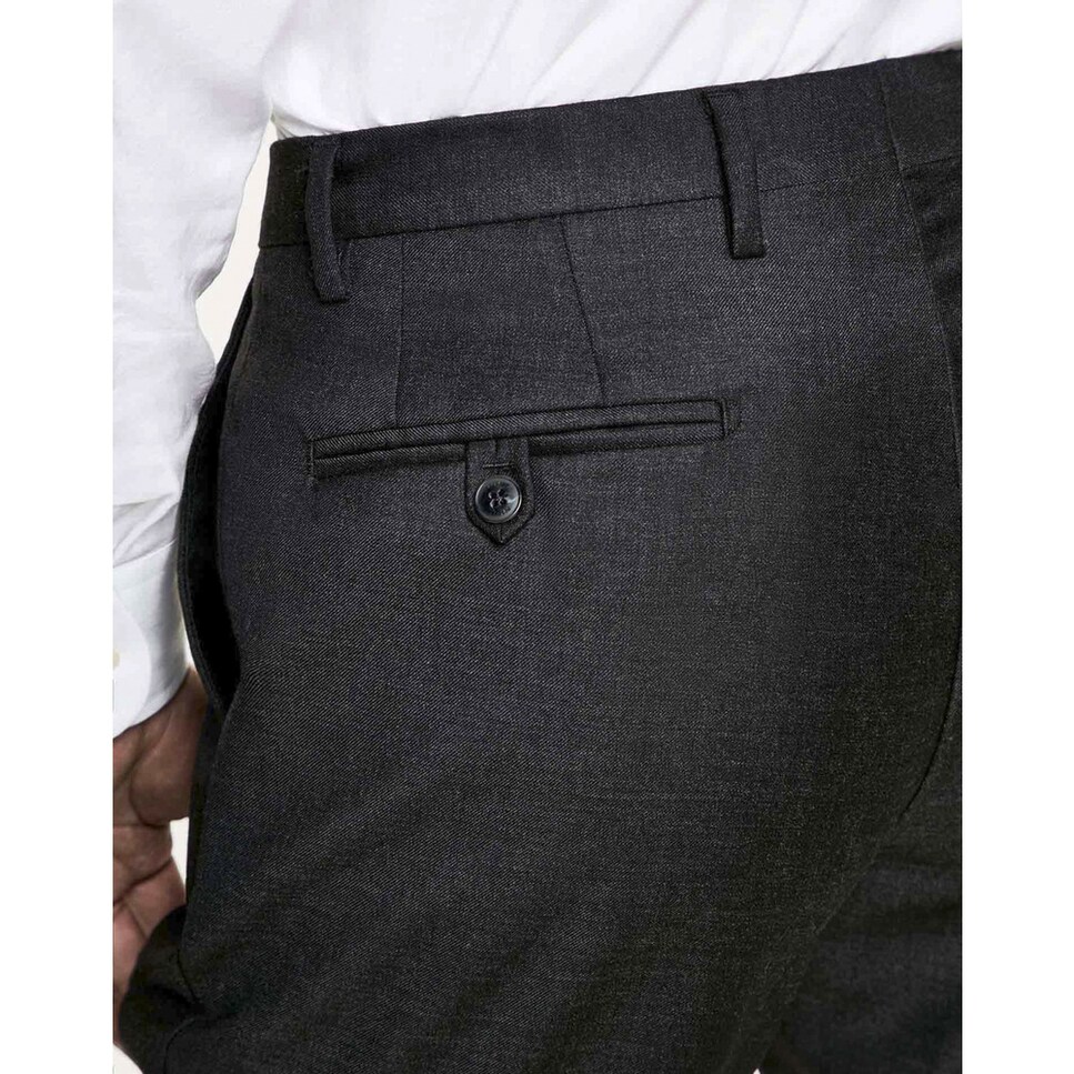 Pantalón de vestir de hombre classic en color gris oscuro