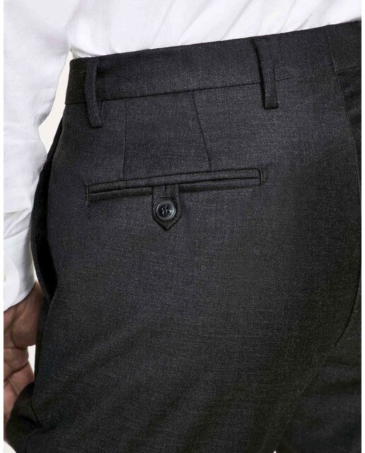 Pantalón de vestir de hombre classic en color gris oscuro · Hackett · El  Corte Inglés