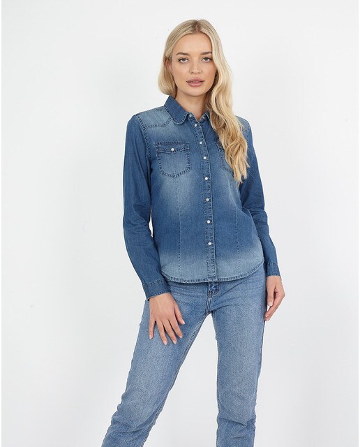 Camisas, Blusas y Tops mujer · Azules · Moda mujer · El Corte Inglés (834)  · 12