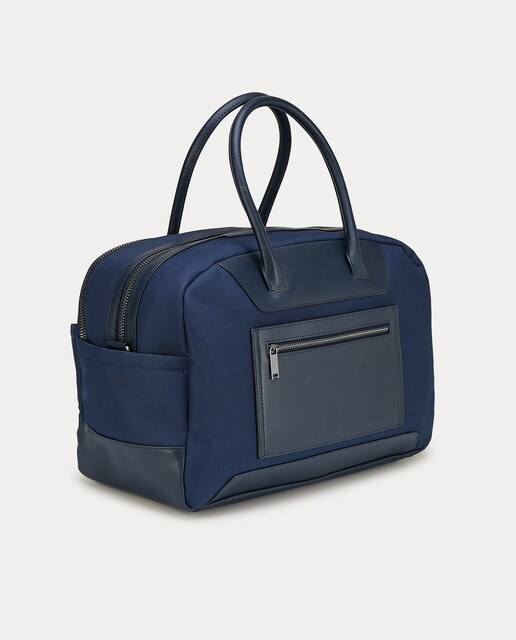Bolsa de viaje de hombre Hackett de tejido reciclado en color azul · Hackett  · El Corte Inglés