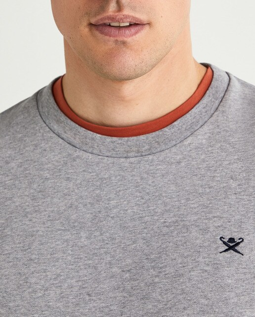 Sudadera de hombre en color gris con logo bordado · Hackett · El Corte  Inglés