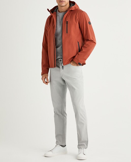 Chaqueta de hombre resistente al agua en color marrón · Hackett · El Corte  Inglés