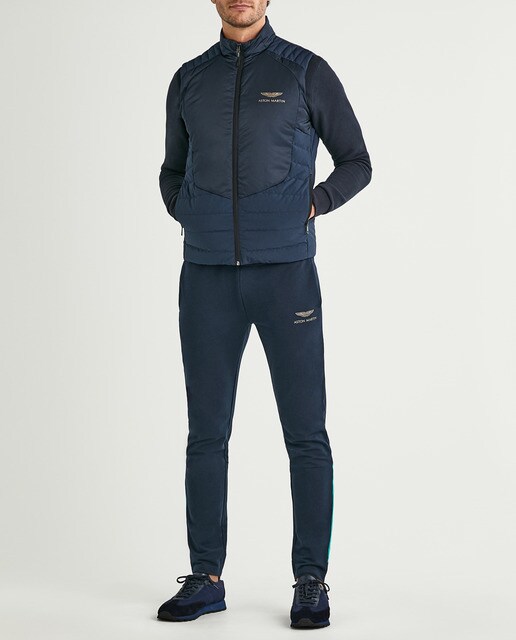 Chaleco de hombre AMR guateado en color azul marino · Hackett · El Corte  Inglés