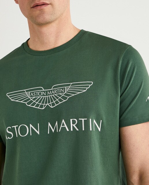 Camiseta de hombre Aston Martin Racing en verde oscuro de manga corta ·  Hackett · El Corte Inglés