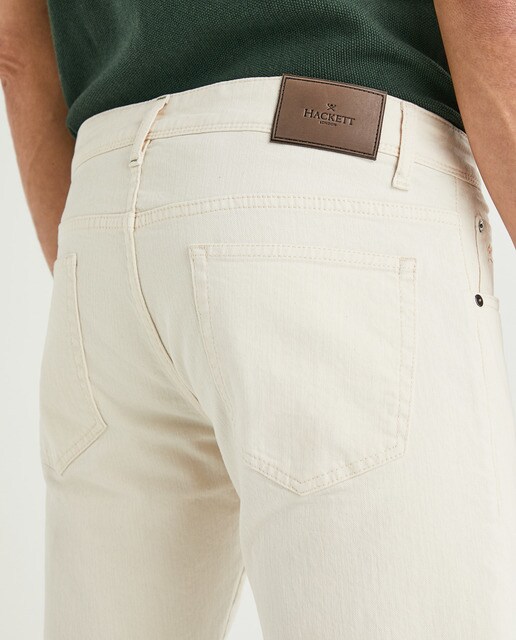 Vaquero de hombre slim en color crudo · Hackett · El Corte Inglés