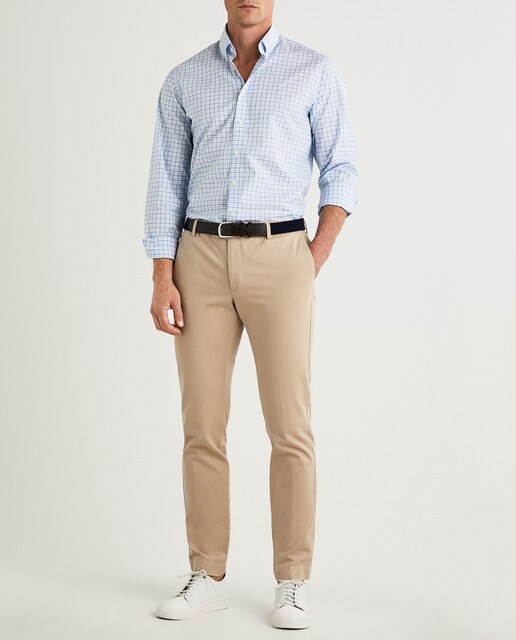 Camisa de hombre classic de cuadros en azul · Hackett · El Corte Inglés