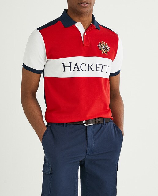 Hombre Hackett London TECH PIQUET - Camisa elegante Navy | Camisas \u003e  Prettyinprose