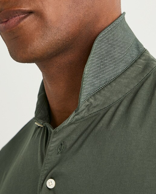 Polo de hombre en color verde oscuro de manga larga · Hackett · El Corte  Inglés