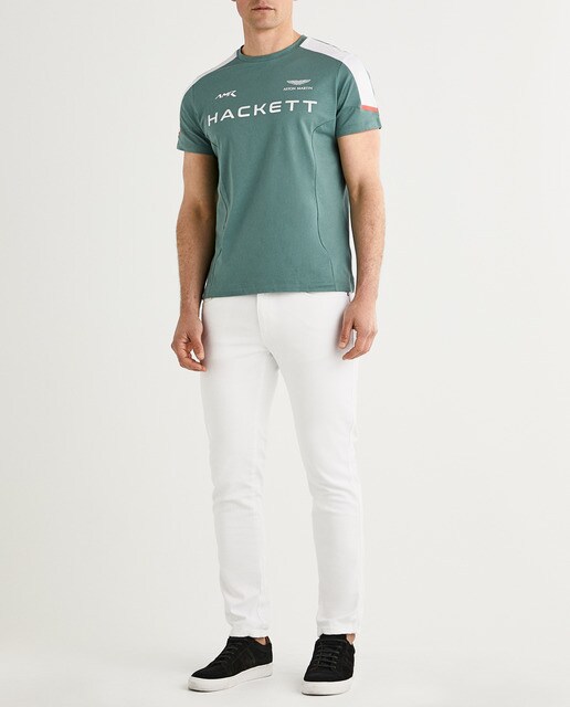Camiseta de hombre Aston Martin Racing en verde de manga corta · Hackett · El  Corte Inglés