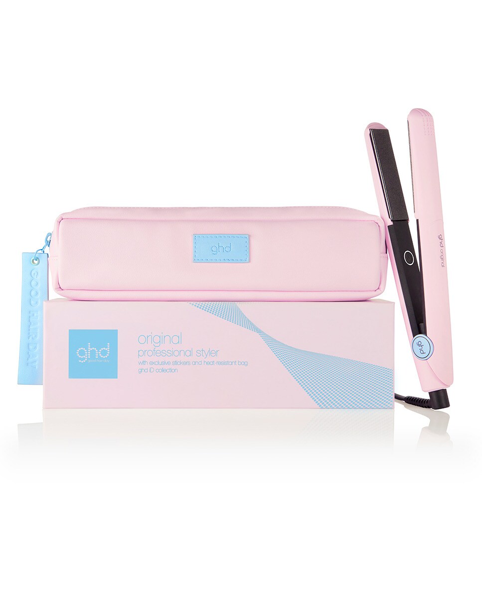 Plancha de pelo ghd original rosa pastel- iD Collection · GHD · El Corte  Inglés