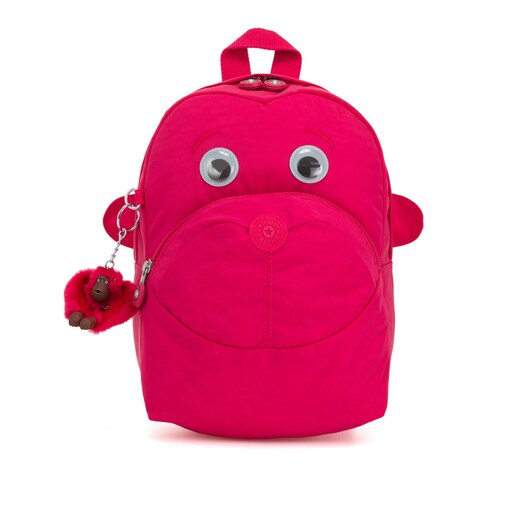 Imagen 0 de Mochila de niña Kipling con cremallera de color rosa