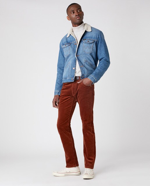 Cazadora de hombre vaquera sherpa en color azul · Wrangler · El Corte Inglés
