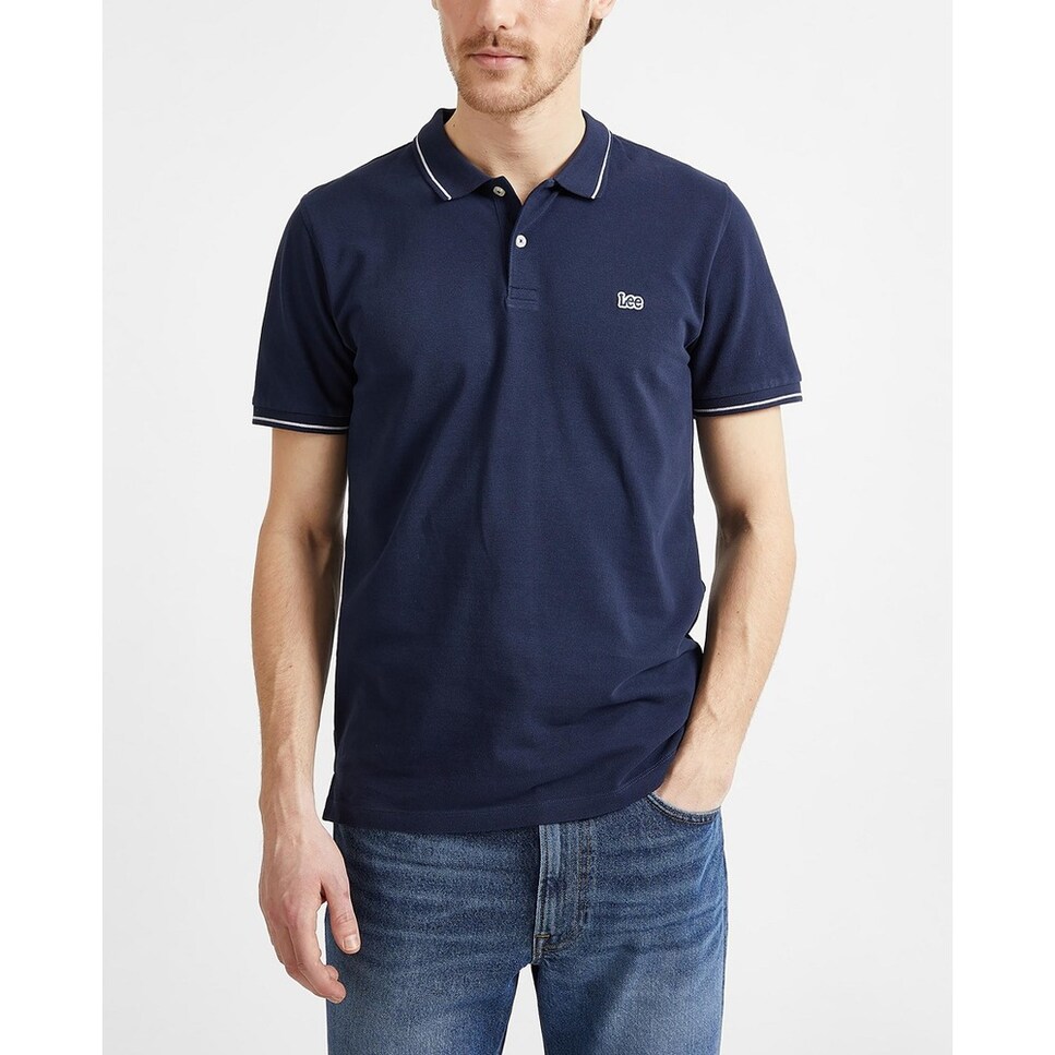 Polo de hombre de manga corta en azul marino · Lee · El Corte Inglés