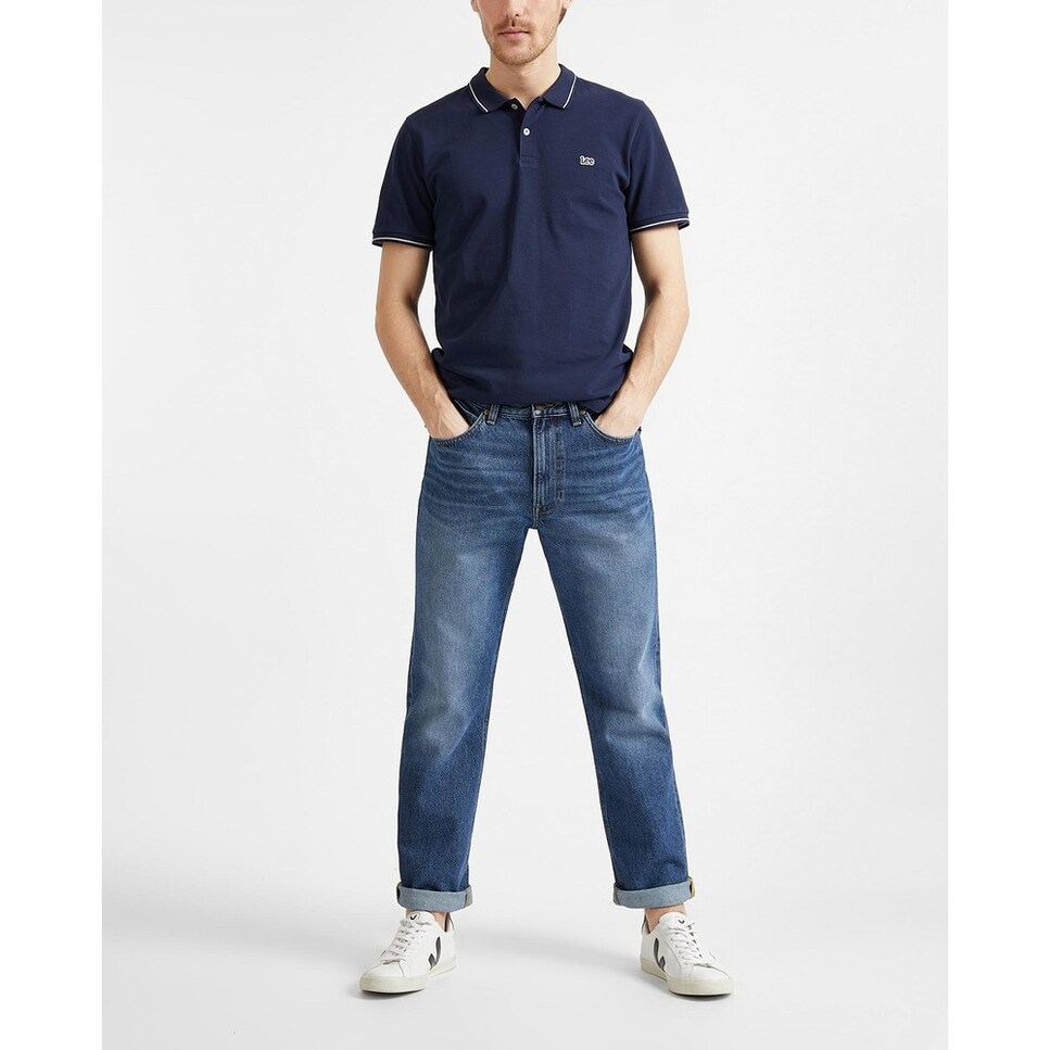 Polo de hombre de manga corta en azul marino · Lee · El Corte Inglés