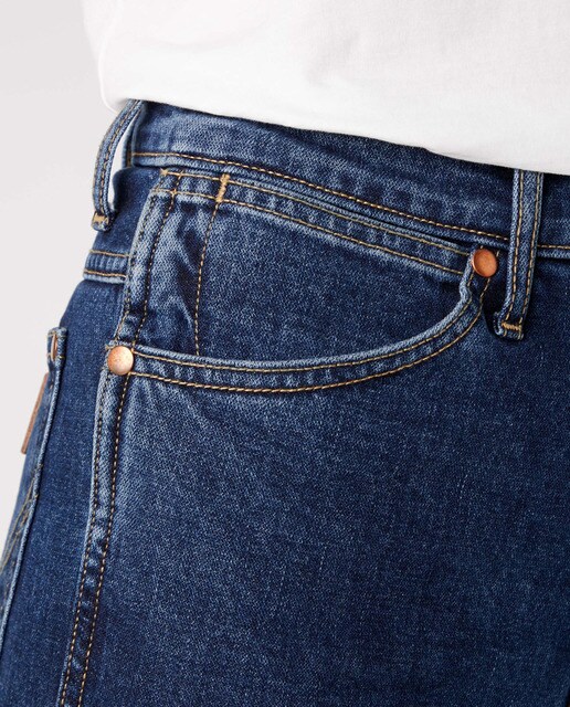 Vaquero recto Wild West de mujer de tiro alto en color azul · Wrangler · El  Corte Inglés