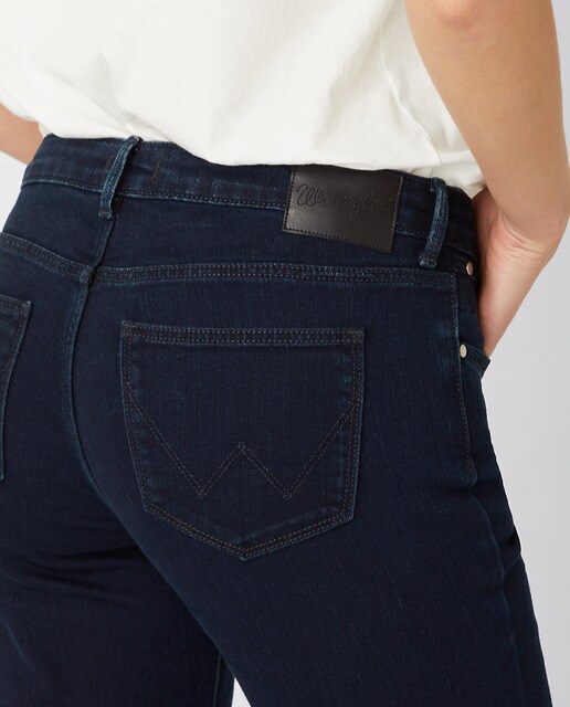 Vaquero de mujer straight de tiro medio · Wrangler · El Corte Inglés
